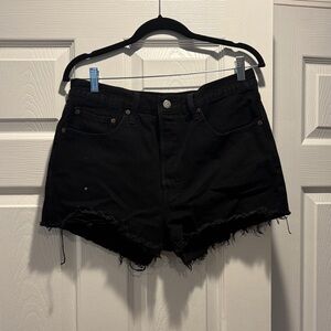 Signature by Levi Strauss Black Jean Shorts
